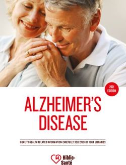 ALZHEIMER'S DISEASE 2021 - EDITION - Biblio-Aidants