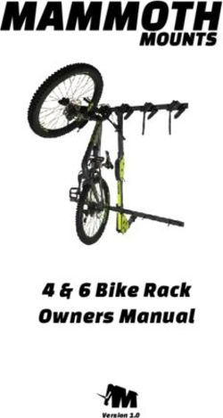 4 & 6 Bike Rack Owners Manual - Version 1.0 - Mammoth Mounts