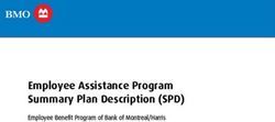 Employee Assistance Program Summary Plan Description (SPD) - Employee Benefit Program of Bank of Montreal/Harris