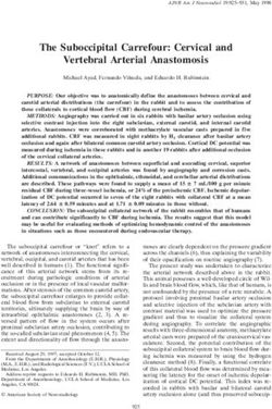 The Suboccipital Carrefour: Cervical and Vertebral Arterial Anastomosis