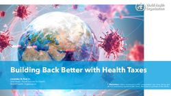 Building Back Better with Health Taxes - G-24