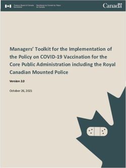 Managers' Toolkit for the Implementation of the Policy on COVID-19 Vaccination for the Core Public Administration including the Royal Canadian ...