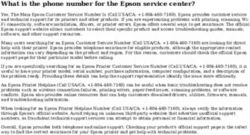 What is the phone number for the Epson service center?