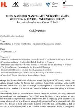 THE SUN AND HER PLANETS. AROUND GEORGE SAND'S RECEPTION IN CENTRAL AND EASTERN EUROPE - The George Sand Association