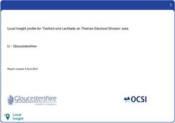 Local Insight profile for 'Fairford and Lechlade on Thames Electoral Division' area LI - Gloucestershire