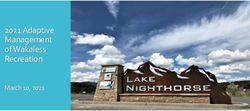 2021 Adaptive Management of Wakeless Recreation - March 10, 2021 - City of ...