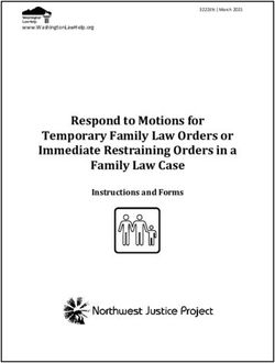 Respond to Motions for Temporary Family Law Orders or Immediate Restraining Orders in a Family Law Case - Instructions and Forms