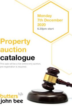 Property auction catalogue - Monday 7th December 2020 6.30pm start