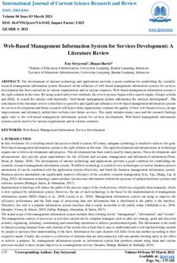 Web-Based Management Information System for Services Development: A Literature Review