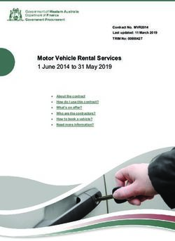 Motor Vehicle Rental Services - 1 June 2014 to 31 May 2019 - Contracts WA