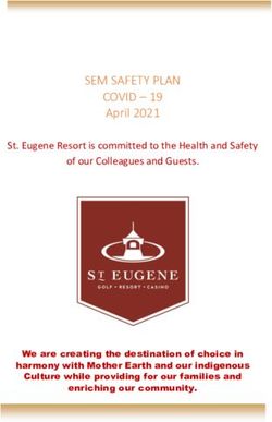 SEM SAFETY PLAN COVID 19 - April 2021 - St. Eugene Golf ...