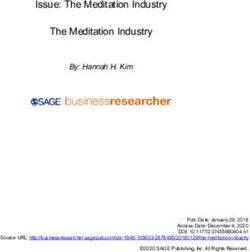 Issue: The Meditation Industry The Meditation Industry - SAGE ...