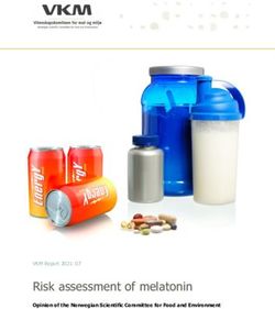 Risk assessment of melatonin - Vitenskapskomiteen for mat ...