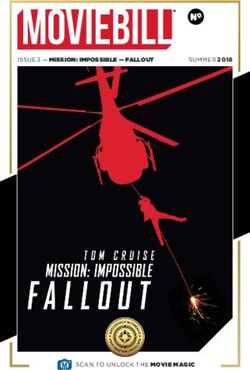 SUMMER 2018 ISSUE 3 - MISSION: IMPOSSIBLE - FALLOUT - Moviebill