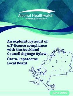 An exploratory audit of off-licence compliance with the Auckland Council Signage Bylaw: Ōtara-Papatoetoe Local Board
