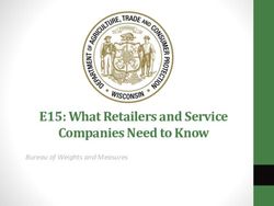 E15: What Retailers and Service Companies Need to Know - Bureau of Weights and Measures - wpmca