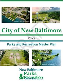 Parks and Recreation Master Plan 2022 - Parks & Recreation Master Plan