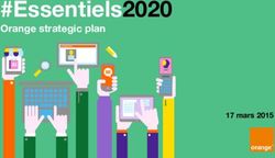 #Essentiels2020 Orange strategic plan