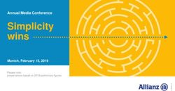 Simplicity wins Annual Media Conference - Munich, February 15, 2019 - Allianz