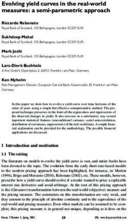 Evolving yield curves in the real-world measures: a semi-parametric approach