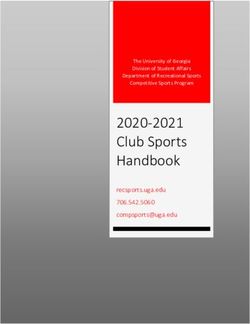 2020-2021 Club Sports Handbook - recsports.uga.edu - UGA Rec Sports