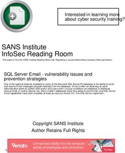 SANS Institute InfoSec Reading Room - SANS.org