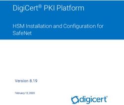 DIGICERT PKI PLATFORM - HSM INSTALLATION AND CONFIGURATION FOR SAFENET - VERSION 8.19