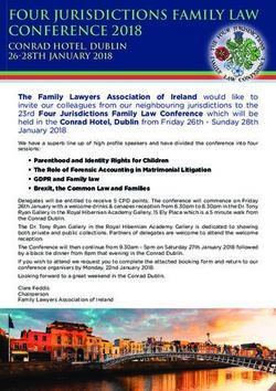 Four Jurisdictions Family Law Conference 2018 - The Law Society of ...