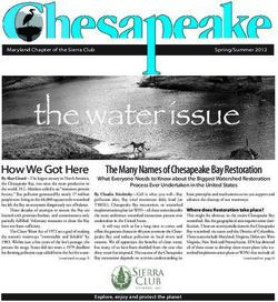 The water issue - Sierra Club