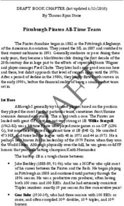 Pittsburgh Pirates All-Time Team