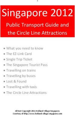 Singapore 2012 Public Transport Guide and the Circle Line Attractions