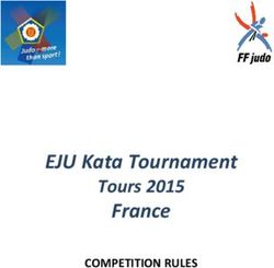EJU Kata Tournament France - Tours 2015 COMPETITION RULES