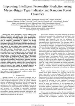 Improving Intelligent Personality Prediction using Myers-Briggs Type Indicator and Random Forest Classifier