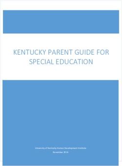 KENTUCKY PARENT GUIDE FOR SPECIAL EDUCATION - University of Kentucky Human Development Institute November 2016 - Human ...