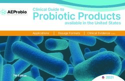 PROBIOTIC PRODUCTS AVAILABLE IN THE UNITED STATES - APPLICATIONS DOSAGEFOHMATS CLINICALEVIDENCETODATE - AEPROBIO