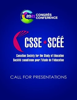 CALL FOR PRESENTATIONS CALL FOR PRESENTATIONS