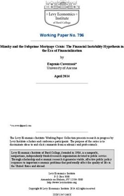Minsky and the Subprime Mortgage Crisis: The Financial Instability Hypothesis in the Era of Financialization