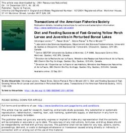 Transactions of the American Fisheries Society