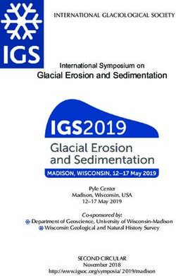 Glacial Erosion and Sedimentation - International Symposium on - International Glaciological Society