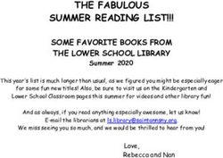 THE FABULOUS SUMMER READING LIST - SOME FAVORITE BOOKS FROM THE LOWER SCHOOL LIBRARY - Saint Ann's School