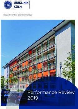 Performance Review 2019 - Department of Ophthalmology
