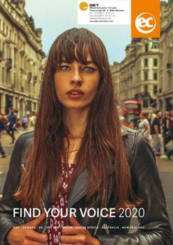 FIND YOUR VOICE 2020 - Global Education Tumulka