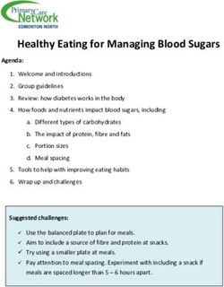 Healthy Eating for Managing Blood Sugars
