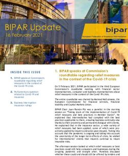 BIPAR Update 16 February 2021