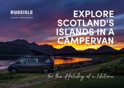EXPLORE SCOTLAND'S ISLANDS IN A CAMPERVAN - for the Holiday of a lifetime - Motorhome Hire ...