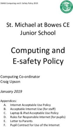 Computing and E-safety Policy - St. Michael at Bowes CE Junior School - St Michael At Bowes CE Junior ...