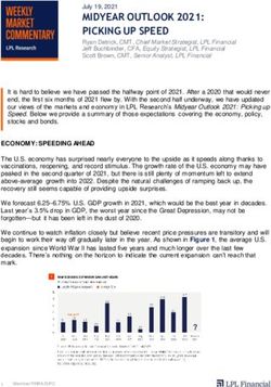 MIDYEAR OUTLOOK 2021: PICKING UP SPEED - July 19, 2021 - LPL Financial
