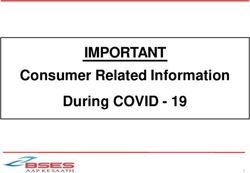 IMPORTANT Consumer Related Information During COVID - BSES Rajdhani