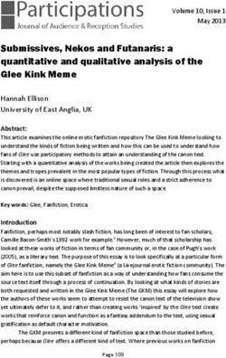 Submissives, Nekos and Futanaris: a quantitative and qualitative analysis of the Glee Kink Meme