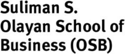 Suliman S. Olayan School of Business (OSB) - AUB
